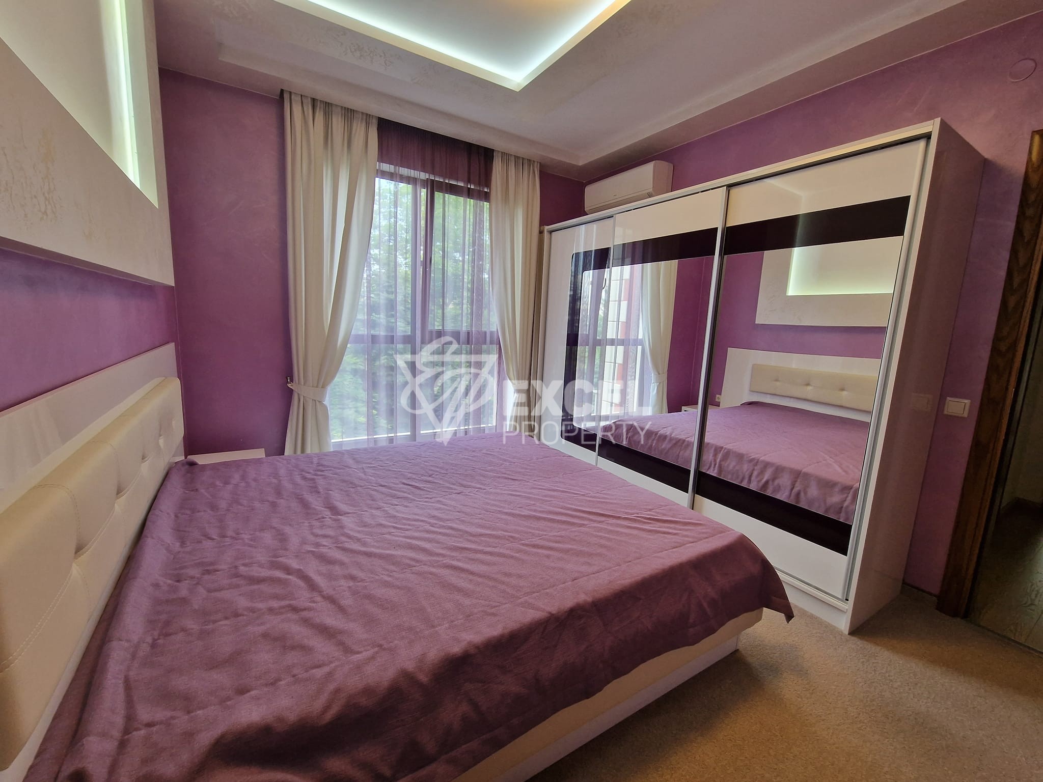 Two bedroom apartment with garage for rent in the Maxi complex, Vitosha quarter, Sofia