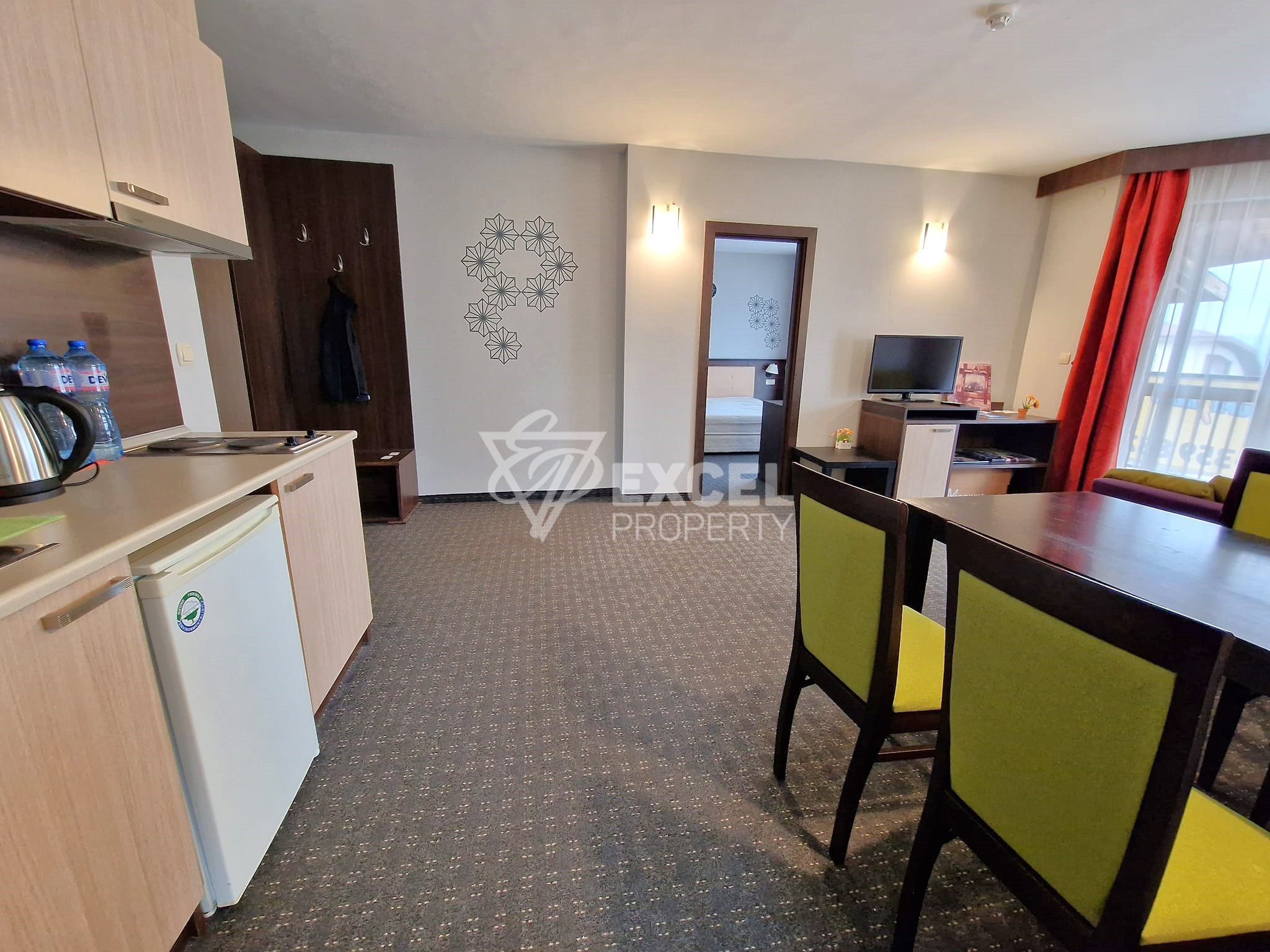 Two bedroom apartment 200 meters from the ski lift for sale in MPM Guinness hotel, Bansko