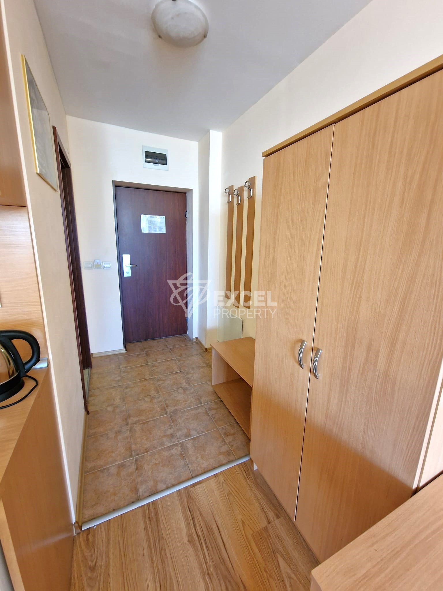 Furnished studio with a terrace and a view of the Pirin Mountains for sale in Orbilux, Bansko