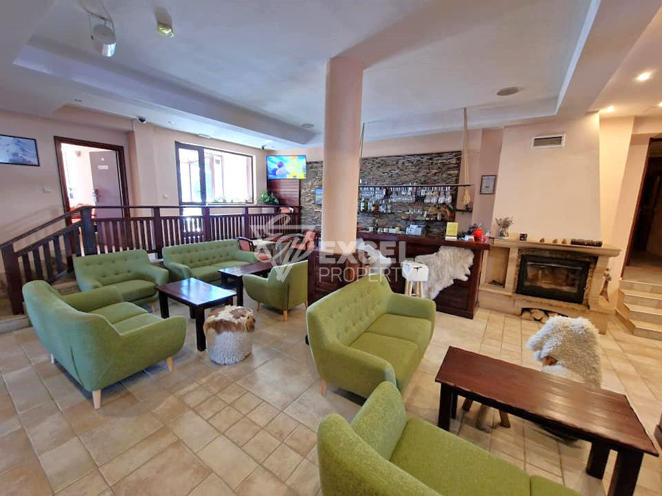 Furnished studio with a terrace and a view of the Pirin Mountains for sale in Orbilux, Bansko