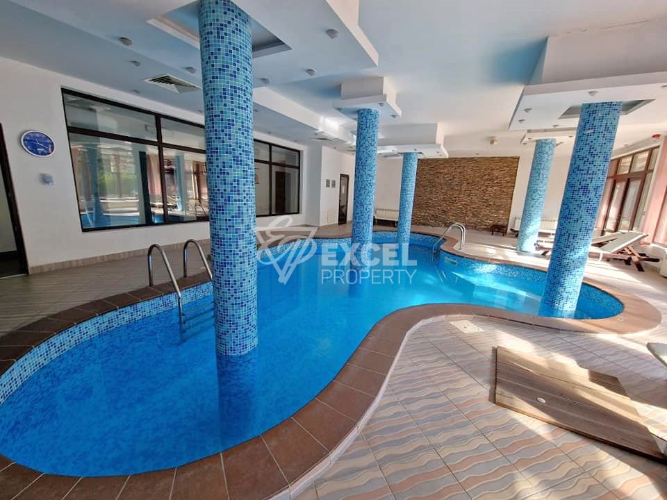 Furnished studio with a terrace and a view of the Pirin Mountains for sale in Orbilux, Bansko