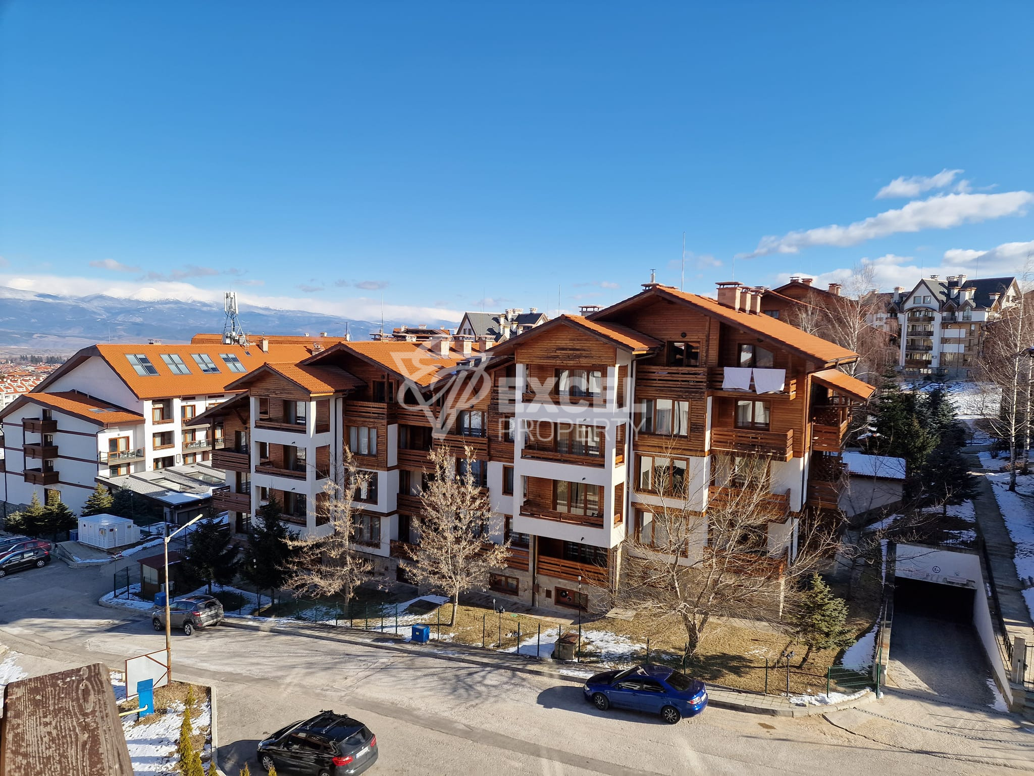 Furnished studio with terrace and beautiful views of the Ivan Rilski complex in Bansko