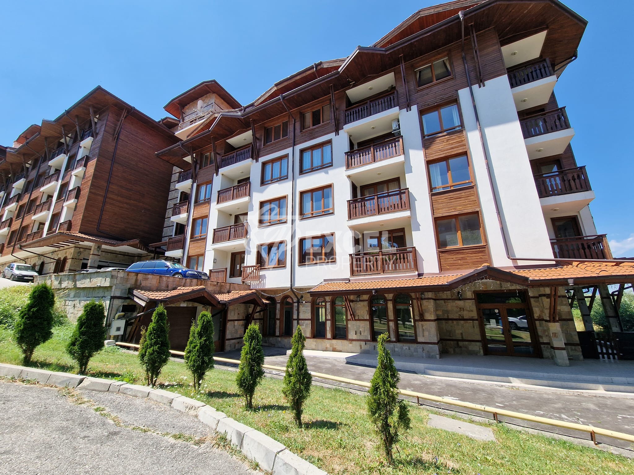 Furnished studio with terrace and beautiful views of the Ivan Rilski complex in Bansko