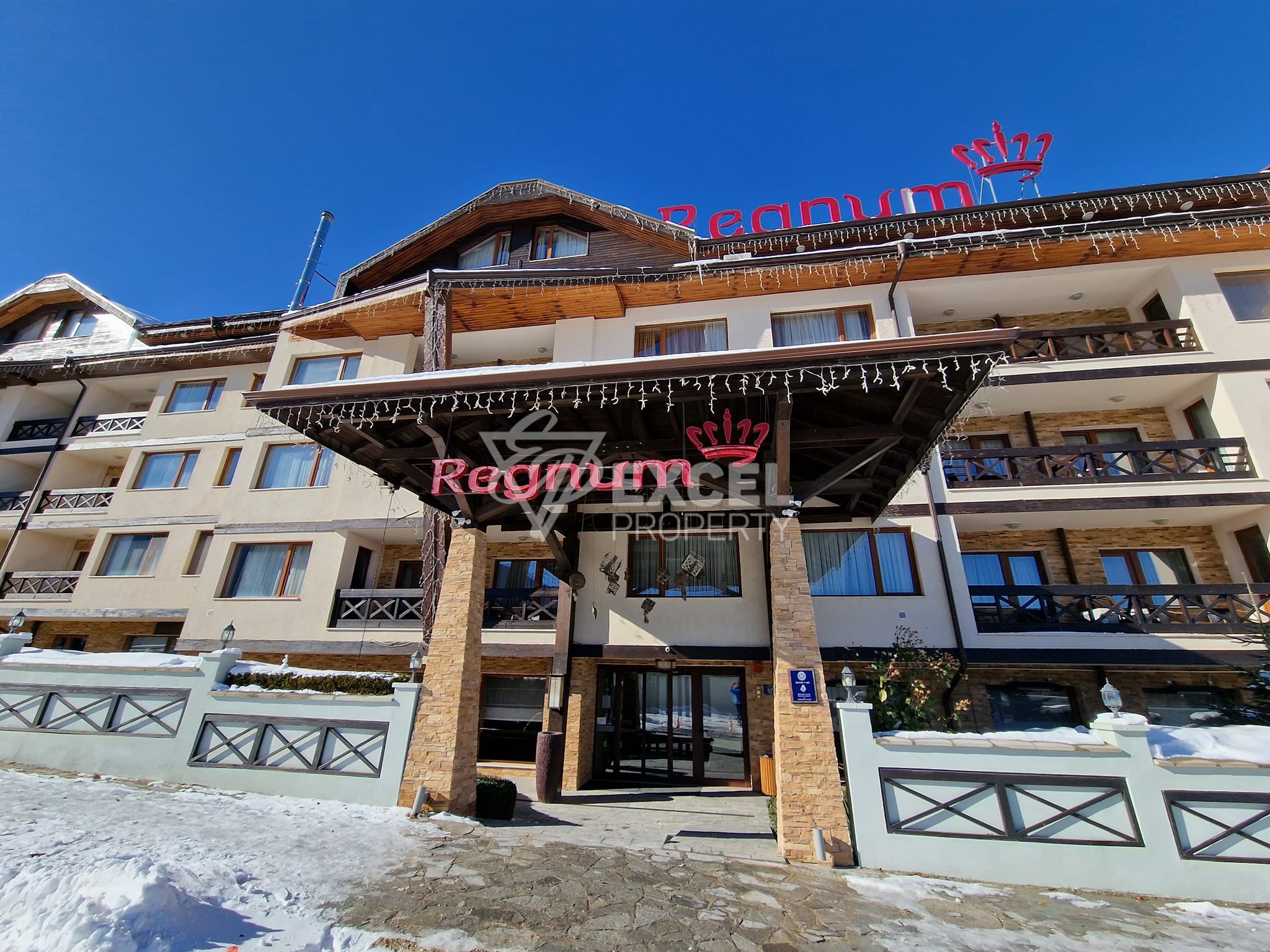 South apartment with a beautiful view for sale in REGNUM Hotel ✱