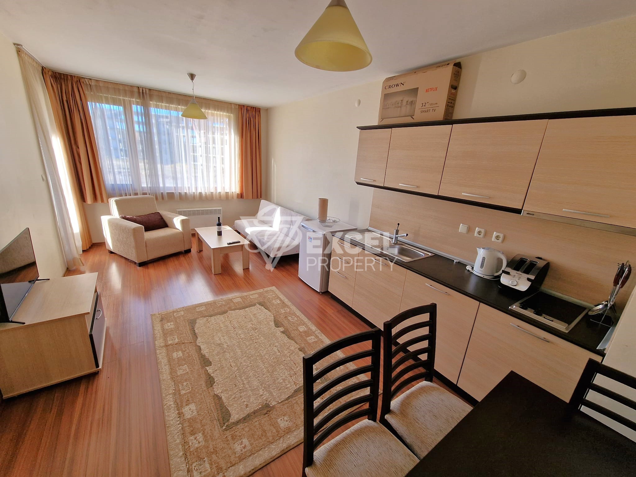 South apartment with a beautiful view for sale in REGNUM Hotel ✱