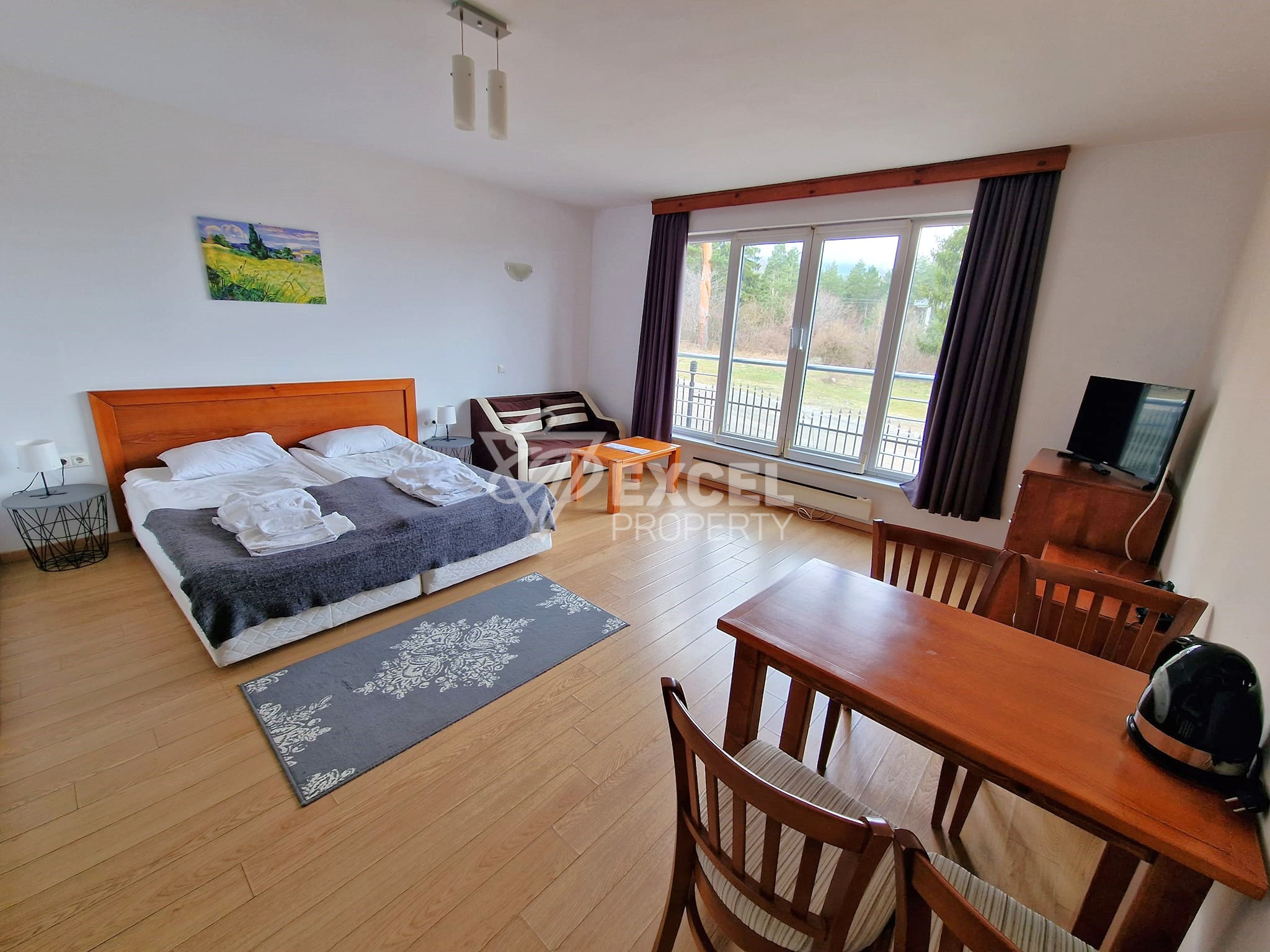 Spacious studio for sale in Saint George Palace Aparthotel, Bansko