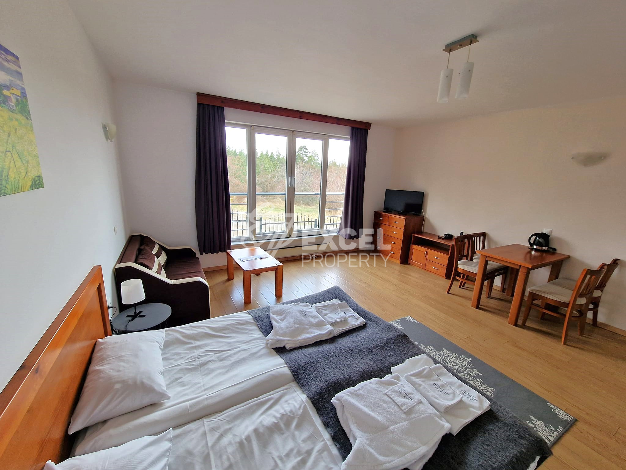 Spacious studio for sale in Saint George Palace Aparthotel, Bansko