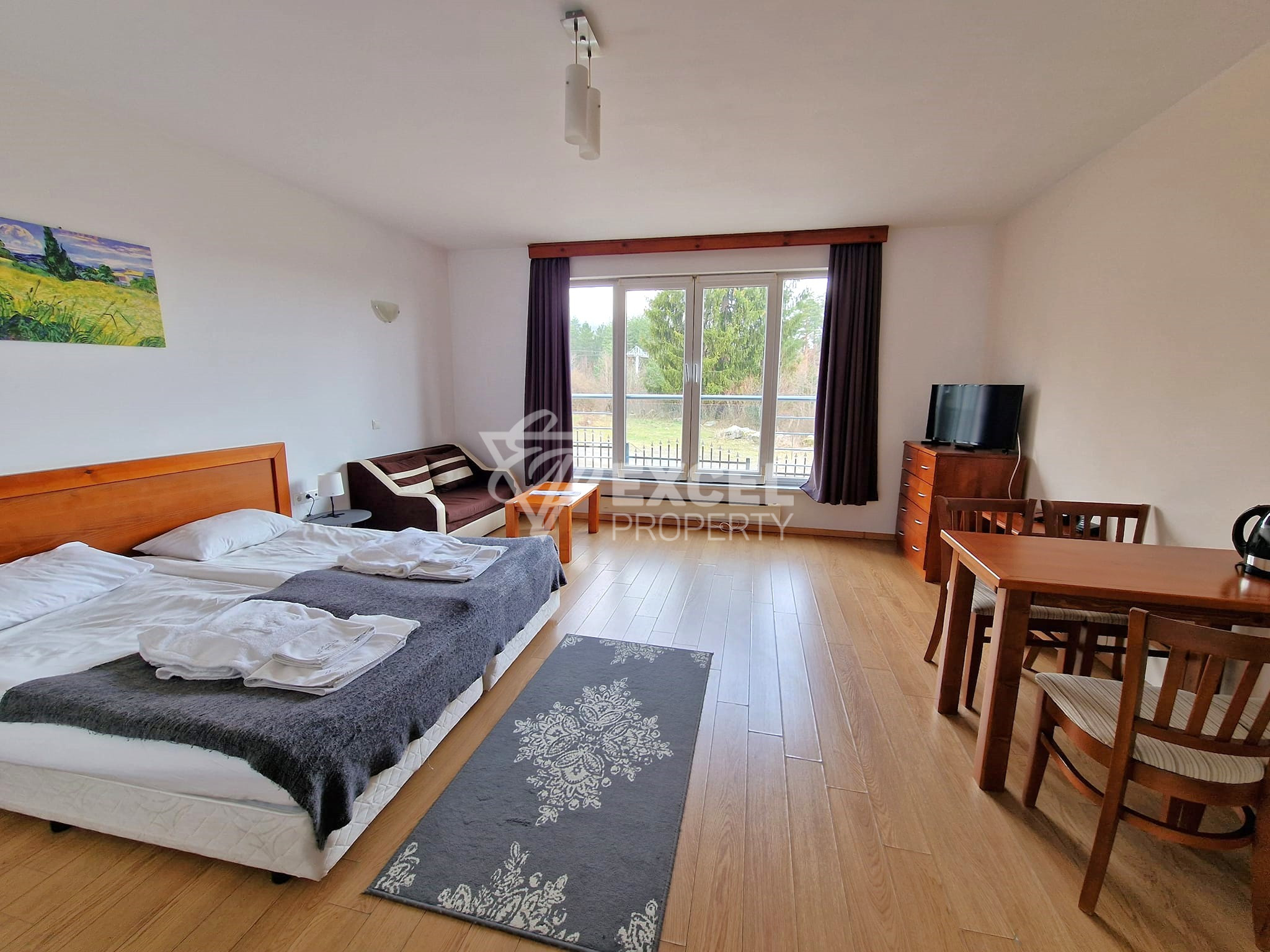 Spacious studio for sale in Saint George Palace Aparthotel, Bansko