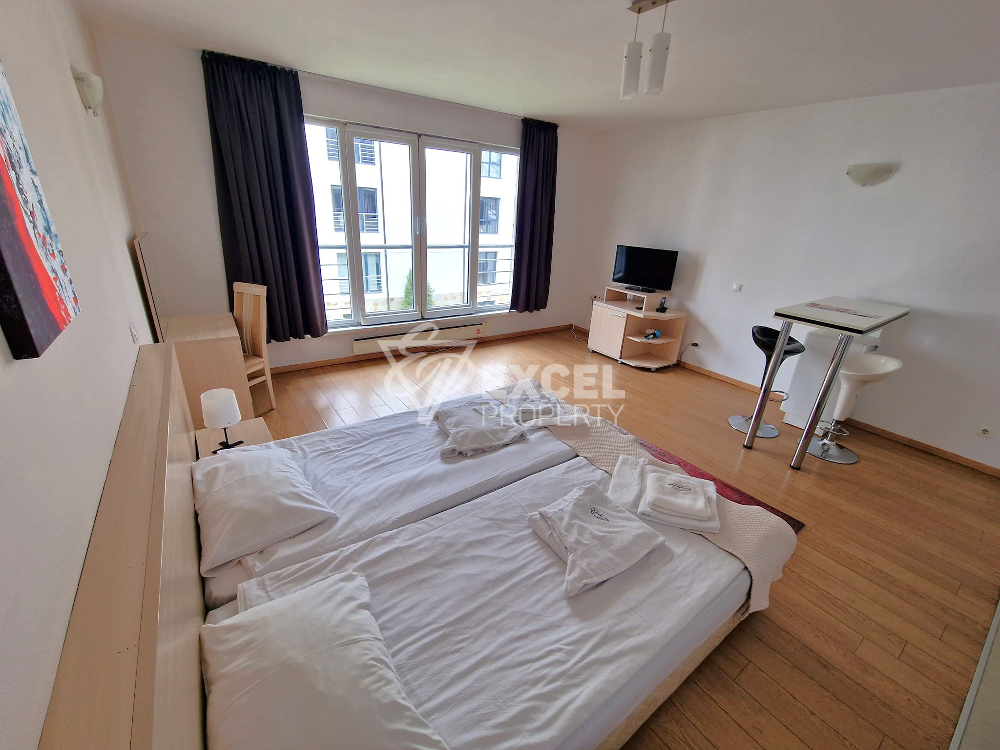 Stylishly furnished studio for sale in the elite Saint George Palace Aparthotel