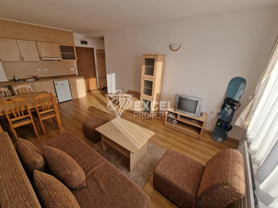 One-bedroom apartment in a building with a low maintenance fee and a beautiful view of Pirin for sale in Bansko