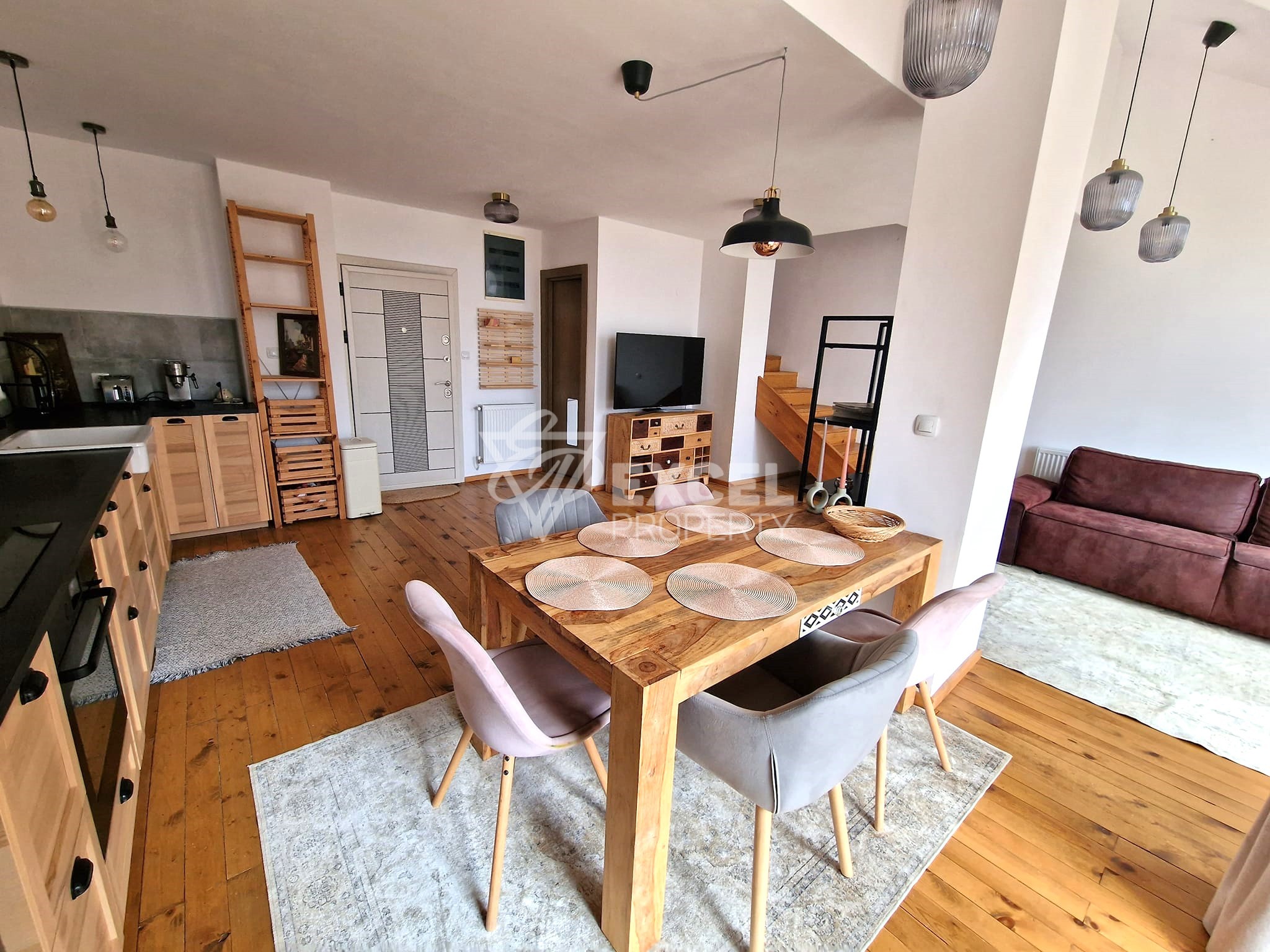 A unique apartment (maisonette) with a frontal view of the Pirin Mountains for sale in Bansko