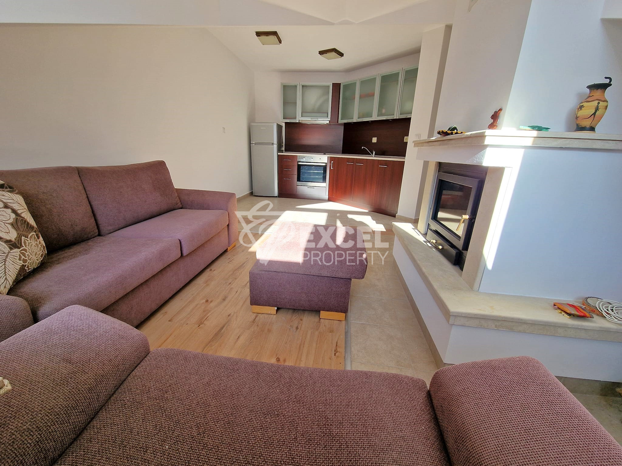 Bansko, next to the lift, one-bedroom apartment with a fireplace in a year-round complex