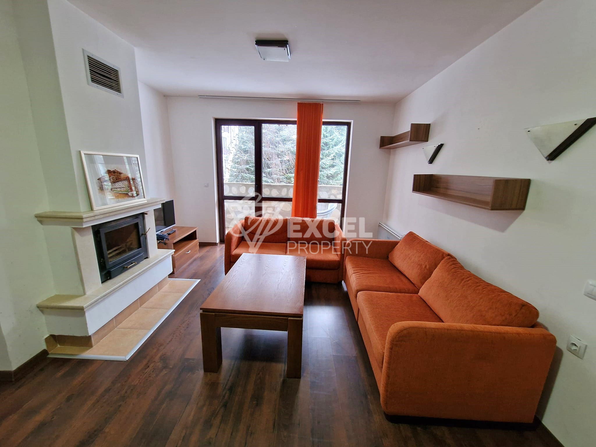 Furnished two bedroom apartment with fireplace for rent in Winslow Infinity, Bansko