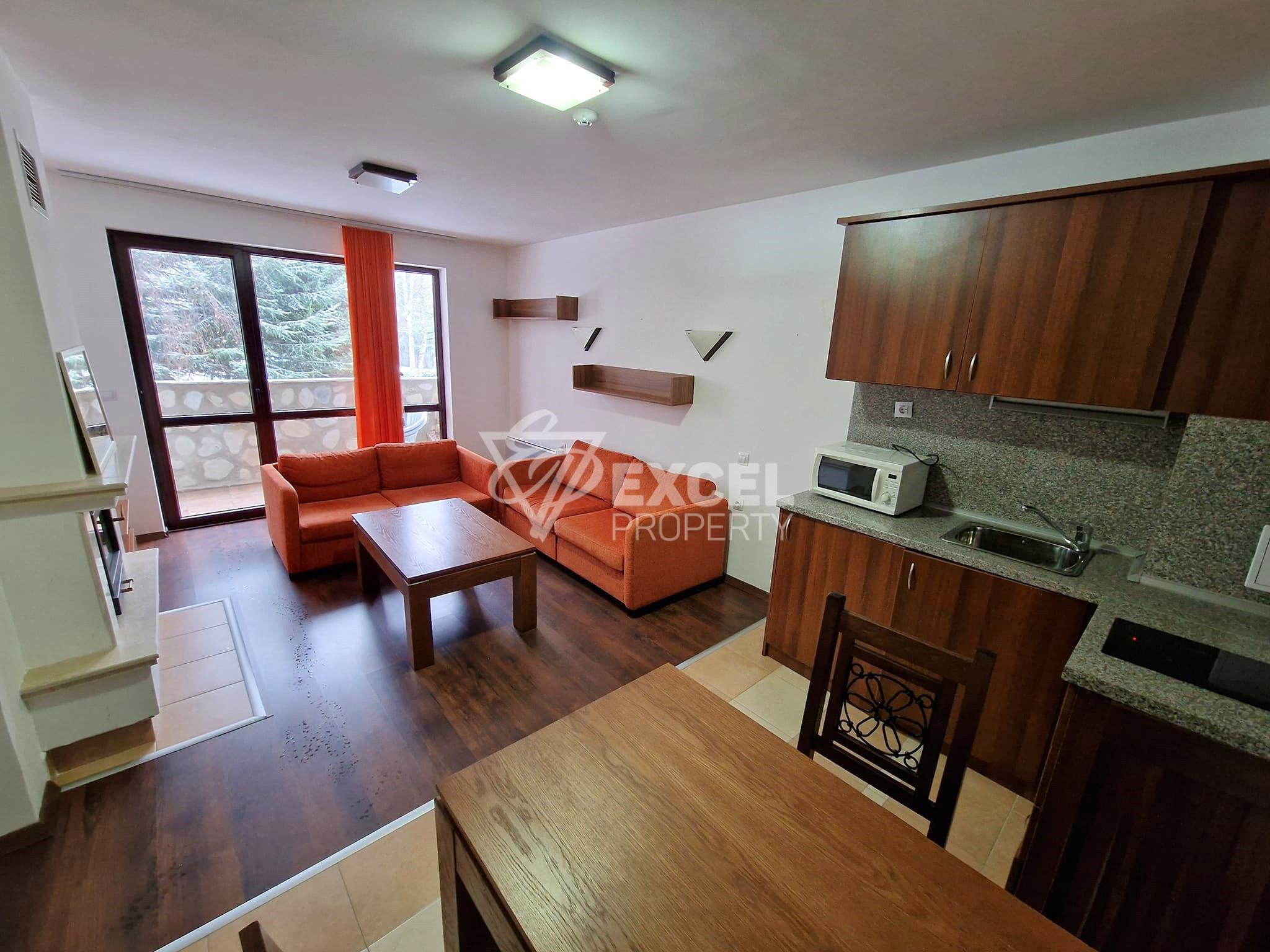 Furnished two bedroom apartment with fireplace for rent in Winslow Infinity, Bansko