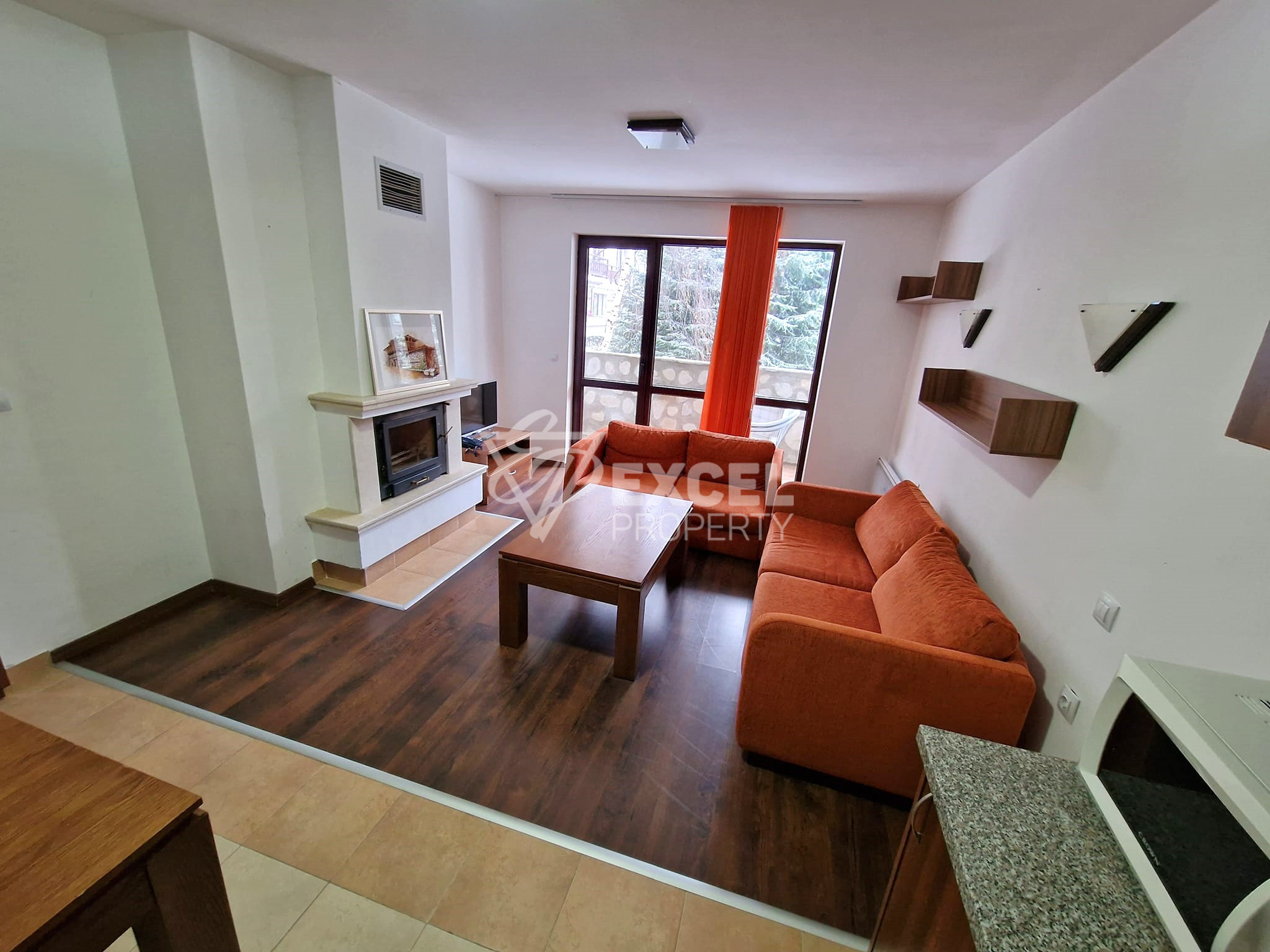Furnished two bedroom apartment with fireplace for rent in Winslow Infinity, Bansko