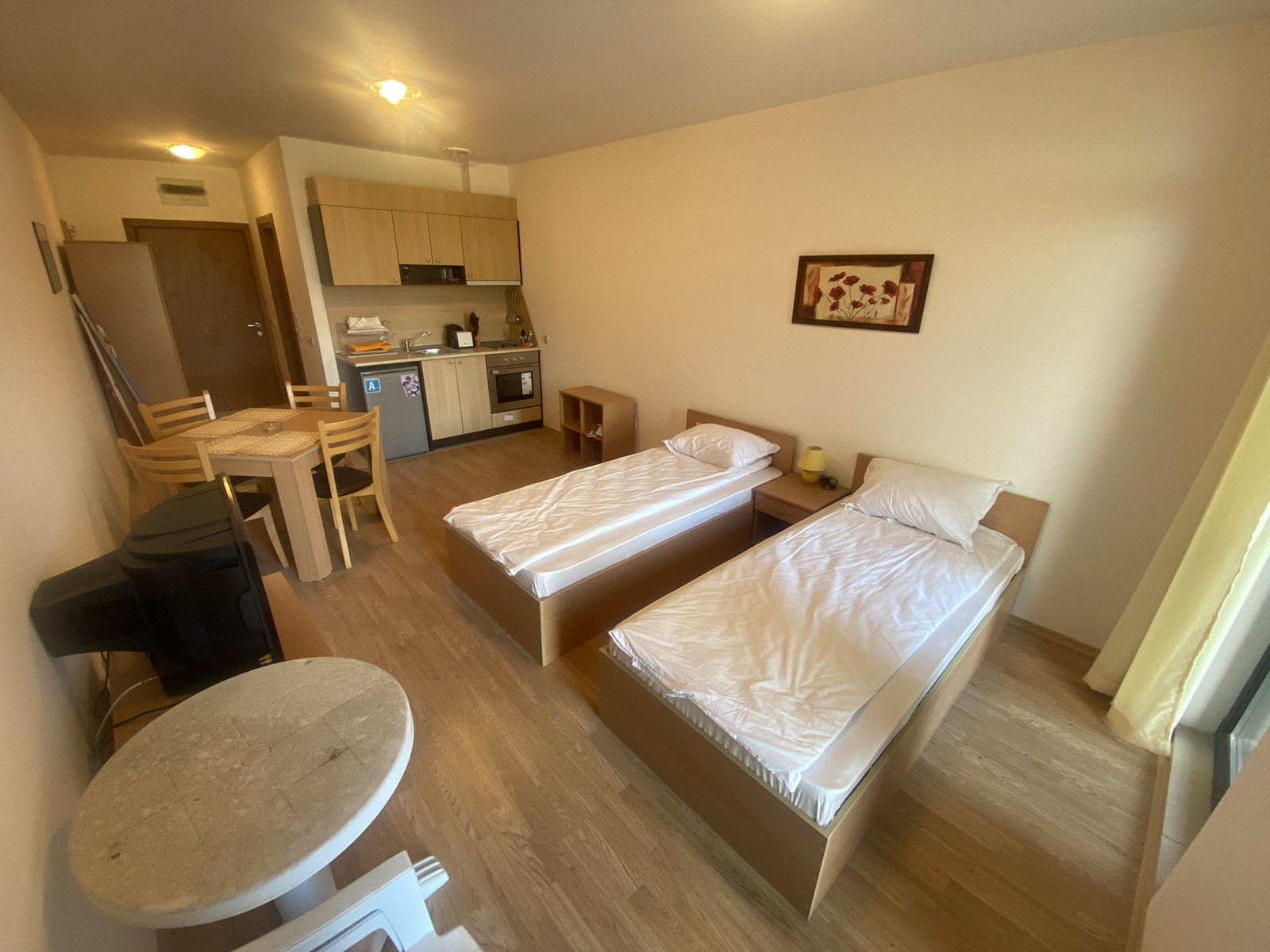 Furnished studio with a terrace in the year-round Aspen Valley complex, Razlog