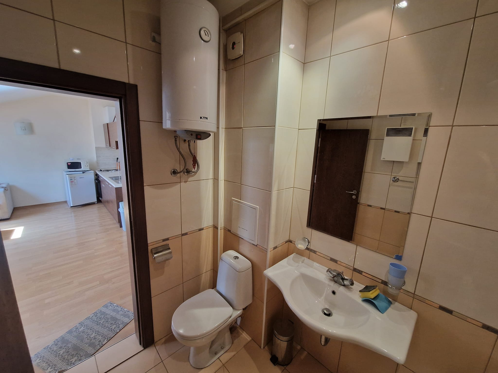 Affordable furnished one bedroom apartment next to the ski lift in Bansko