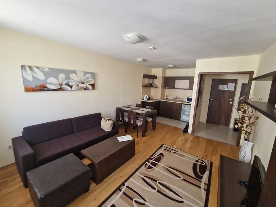 South one bedroom apartment in the All Seasons Club complex in Bansko