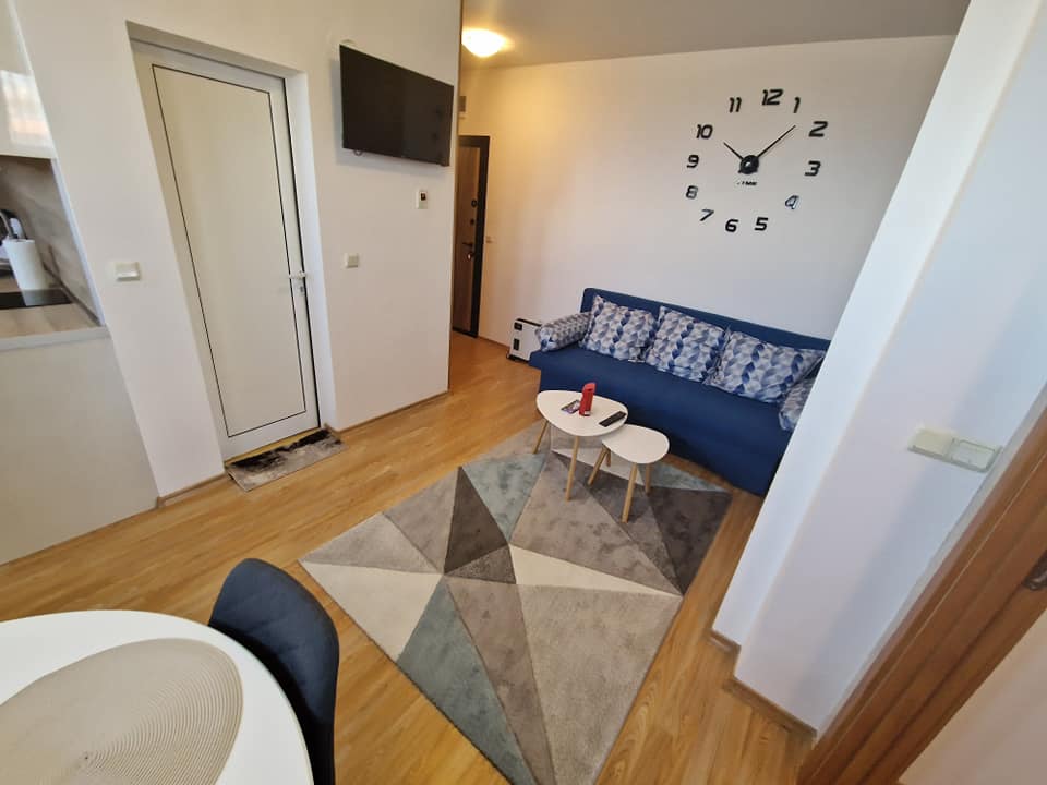 Spacious luxuriously furnished one bedroom apartment with low maintenance fee for sale in Bansko