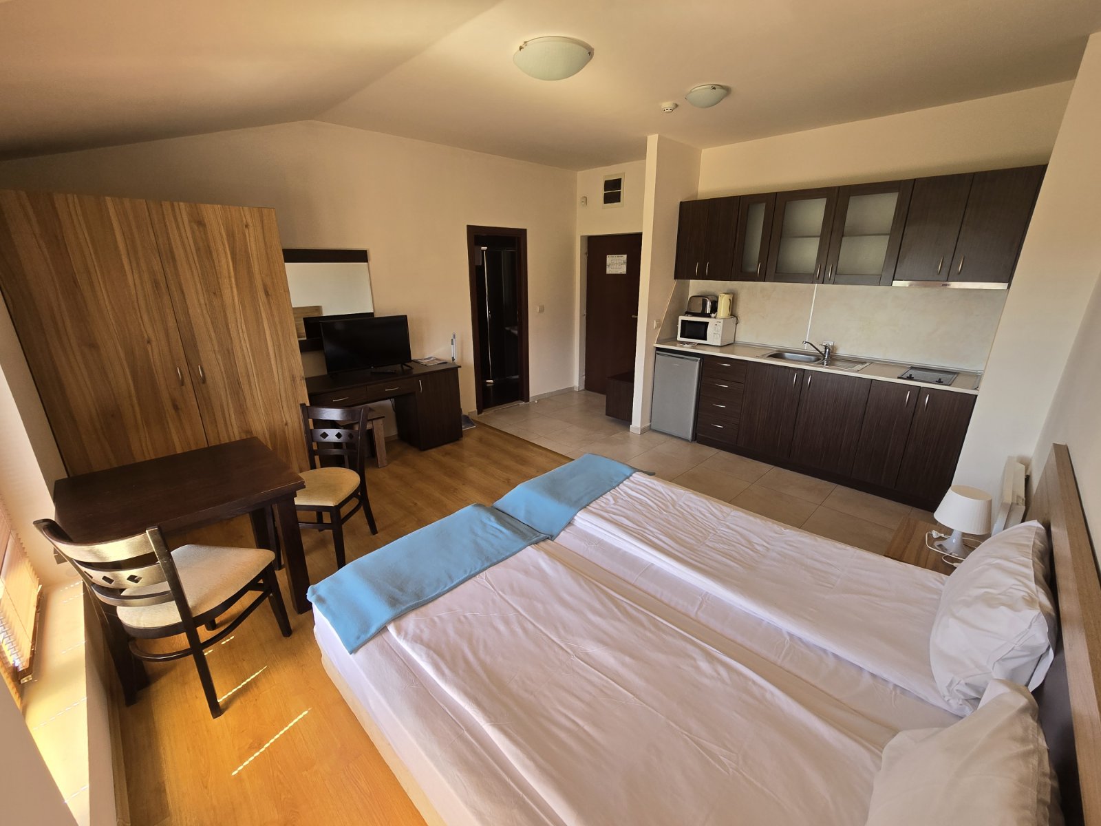 South-west studio with a terrace and a beautiful view of Pirin for sale in Bansko