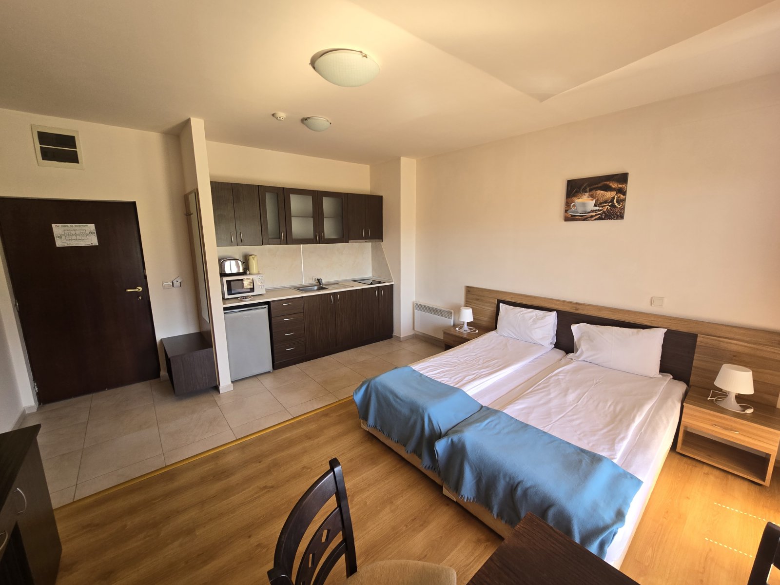 South-west studio with a terrace and a beautiful view of Pirin for sale in Bansko