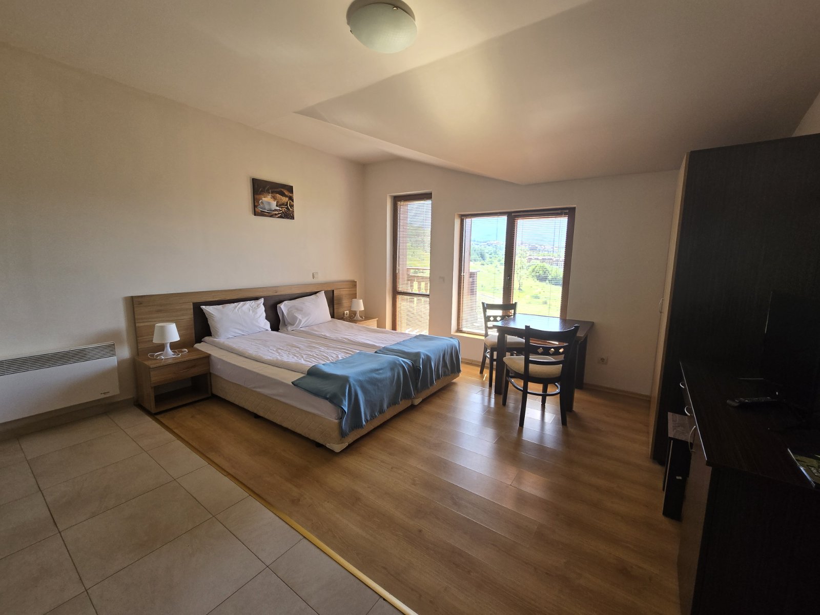 South-west studio with a terrace and a beautiful view of Pirin for sale in Bansko