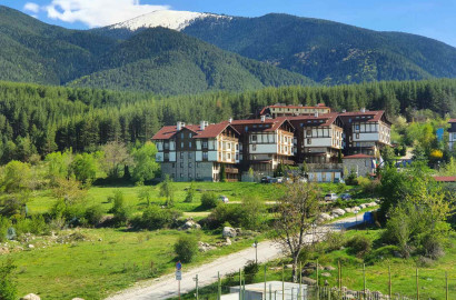 Furnished studio with a view of Mount Todorka and Green Life, Bansko