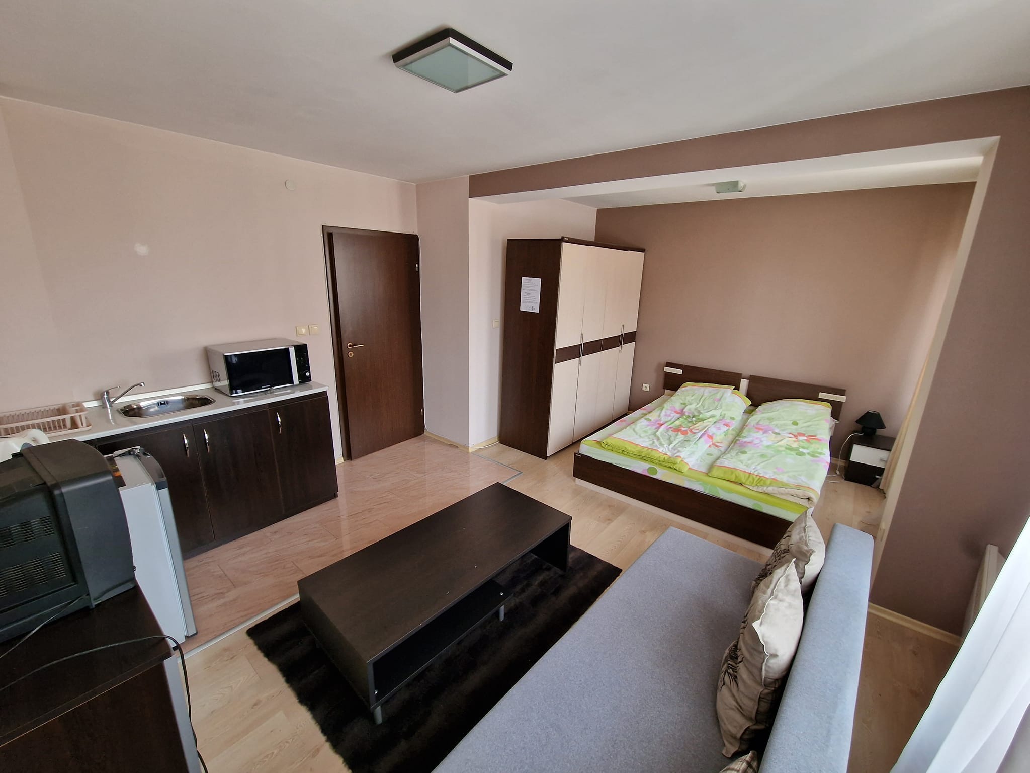 Bansko: Furnished studio in a residential building with a low maintenance fee