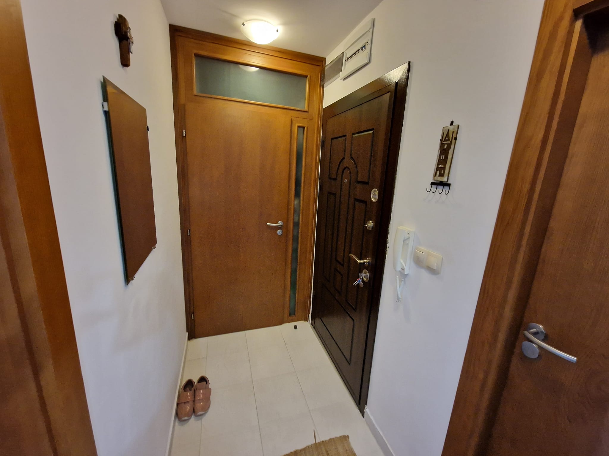 A unique three bedroom apartment with a stunning view of three mountains and the city of Bansko