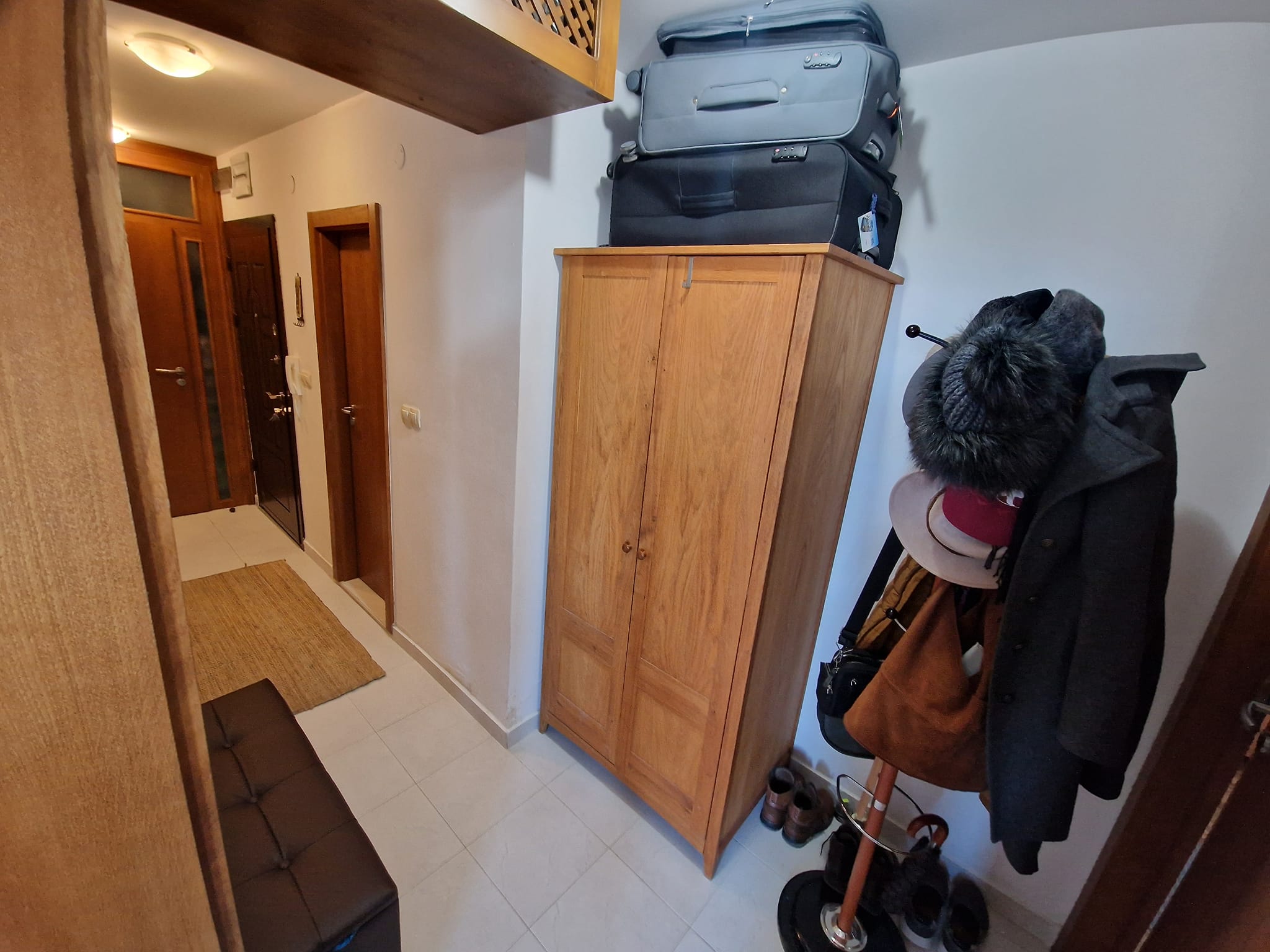 A unique three bedroom apartment with a stunning view of three mountains and the city of Bansko