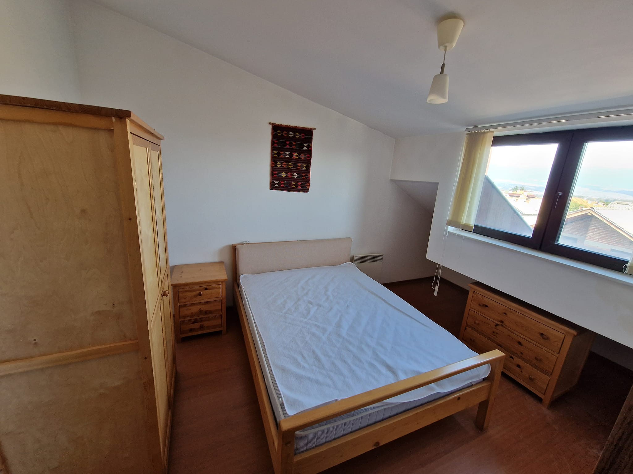 Affordable two bedroom apartment in a residential building with no maintenance fee