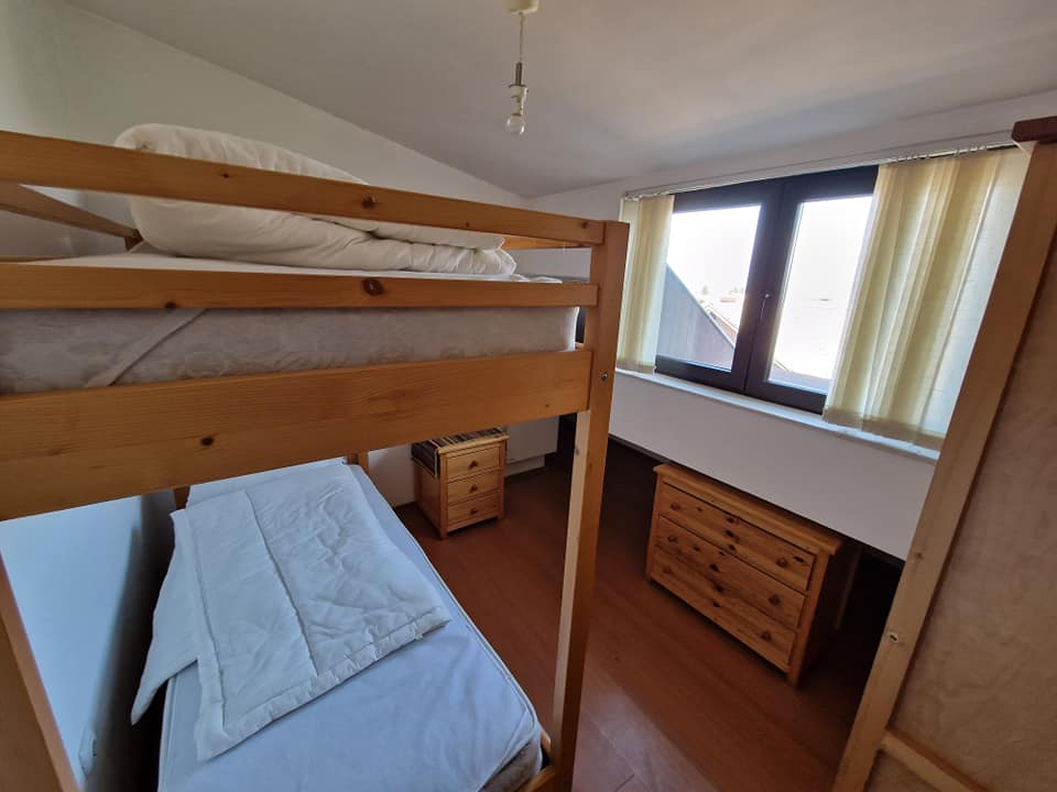 Affordable two bedroom apartment in a residential building with no maintenance fee