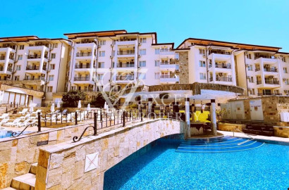 Large, furnished studio in Sunny Beach with low maintenance fee