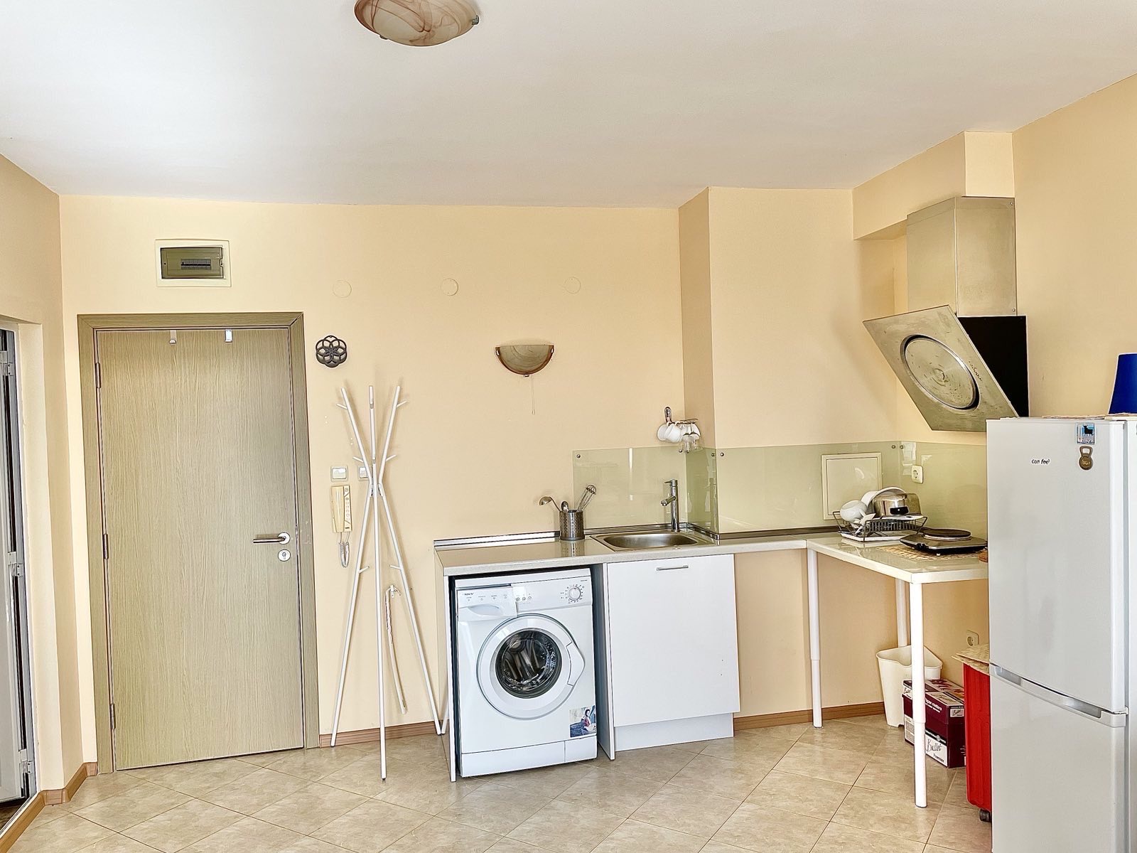 Large, furnished studio in Sunny Beach with low maintenance fee