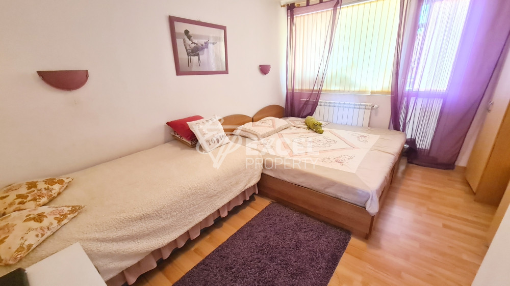 Detached fully furnished house with yard and barbecue