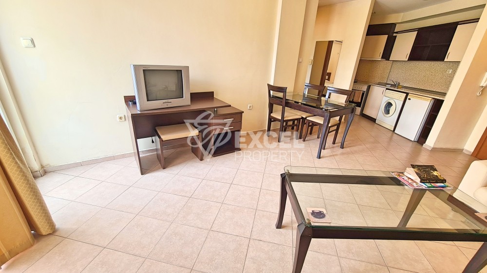 Reduced price! Extremely spacious 1-bedroom apartment on Flower street in Sunny Beach