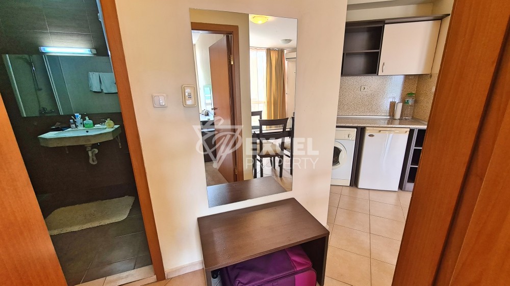 Reduced price! Extremely spacious 1-bedroom apartment on Flower street in Sunny Beach