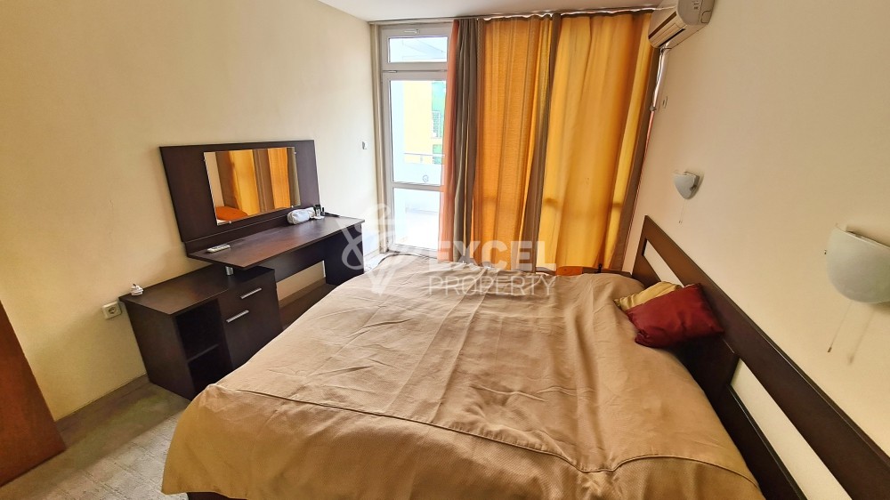 Reduced price! Extremely spacious 1-bedroom apartment on Flower street in Sunny Beach