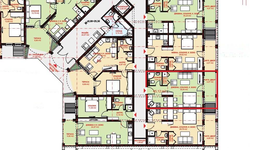 Spacious studio in Olimp complex, Saint Vlas