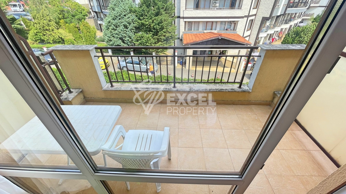 Furnished studio for sale in Sveti Vlas, with partial sea view