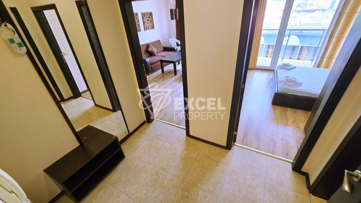 Furnished one-bedroom apartment just meters from the sea in Sunny Beach