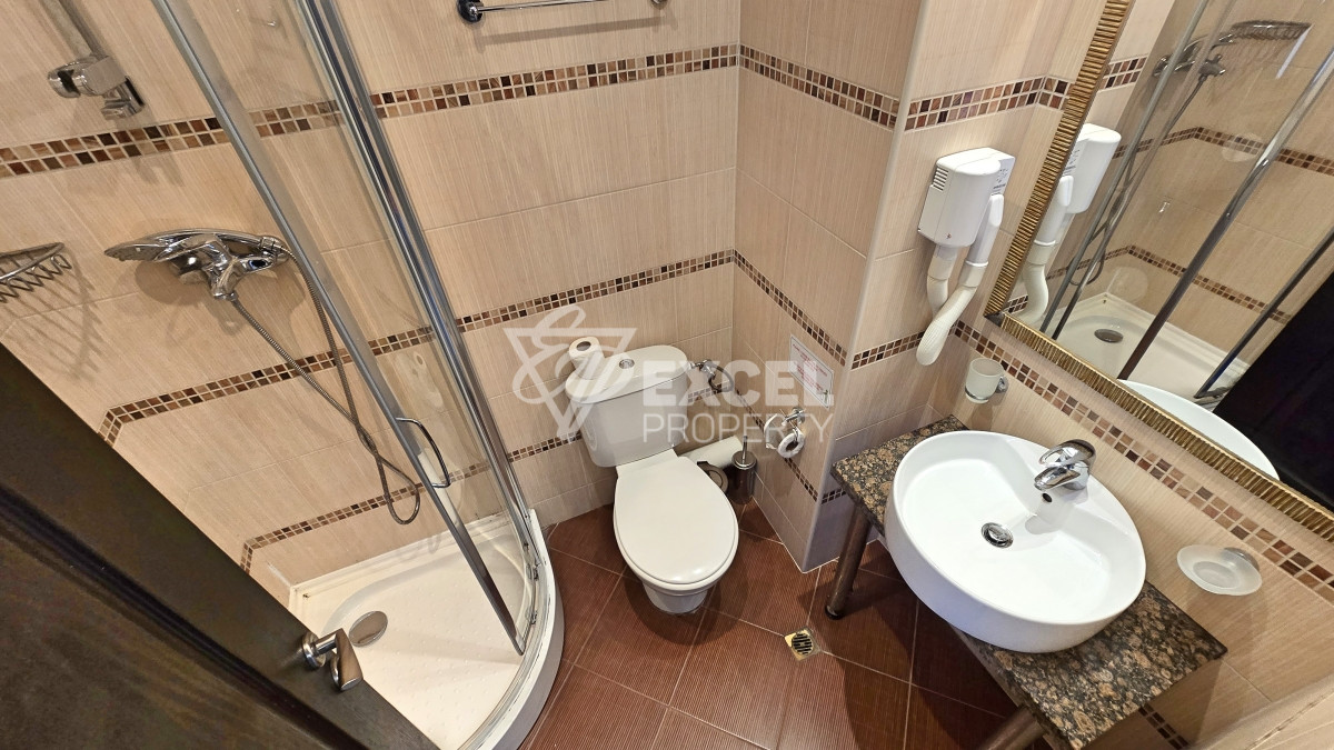 Furnished one-bedroom apartment just meters from the sea in Sunny Beach