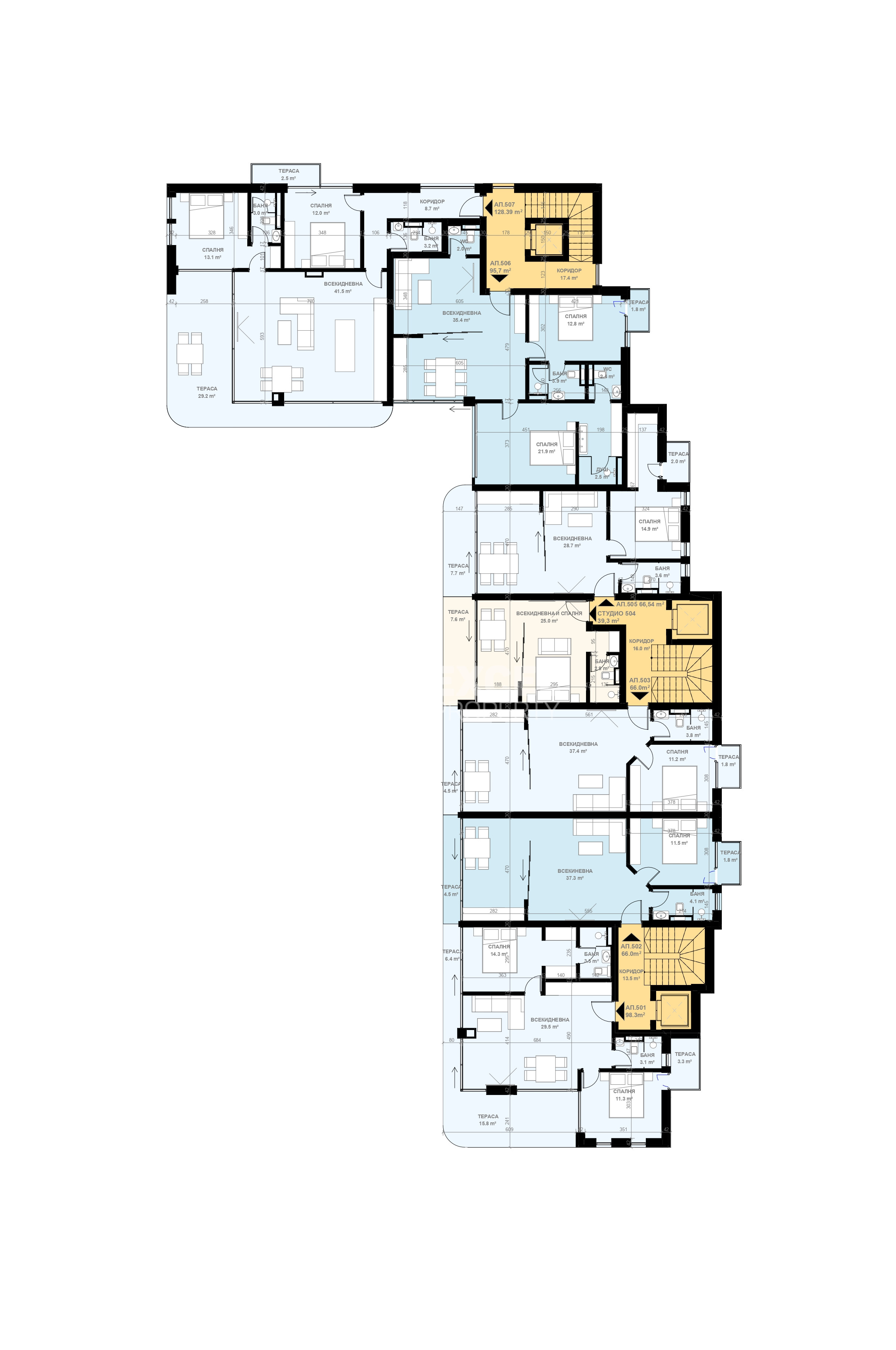 Loggia Complex, Sveti Vlas - one bedroom apartemnt with sea view