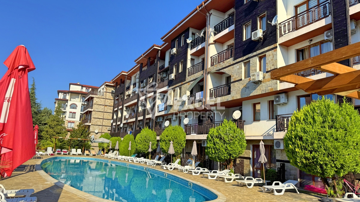 Furnished studio in Panorama Bay 2 complex, Sveti Vlas