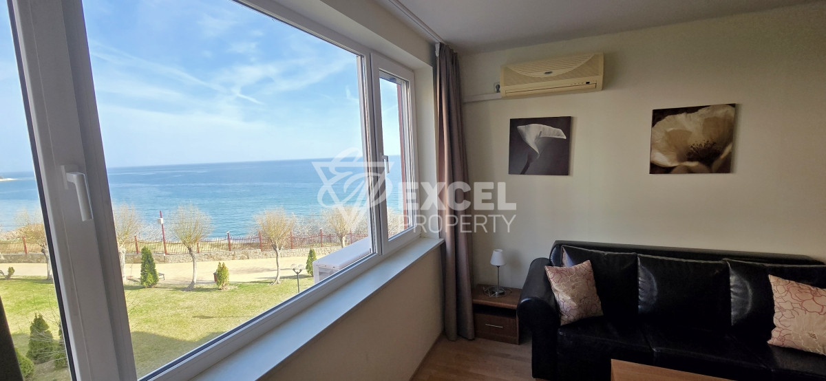 Apartment with sea view in Grand Resort Fort Noks complex, Sveti Vlas. First line