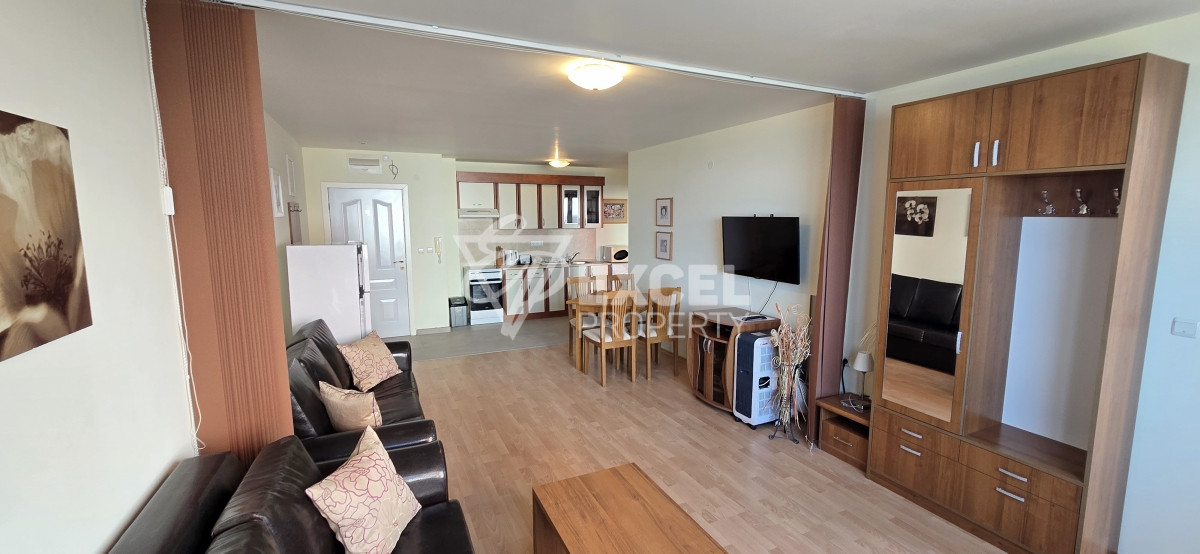 Apartment with sea view in Grand Resort Fort Noks complex, Sveti Vlas. First line