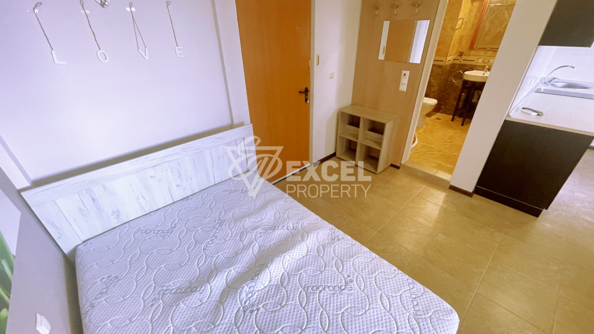 Furnished studio in Sunny Beach only 200 m from the sea, Cacao Beach area