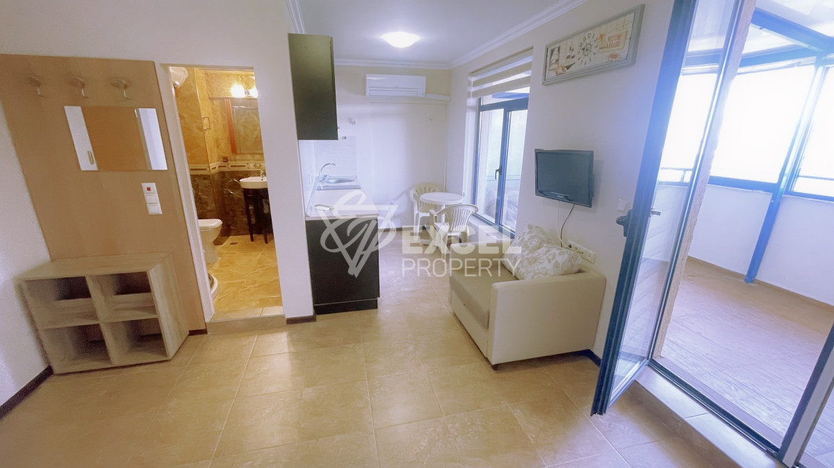 Furnished studio in Sunny Beach only 200 m from the sea, Cacao Beach area