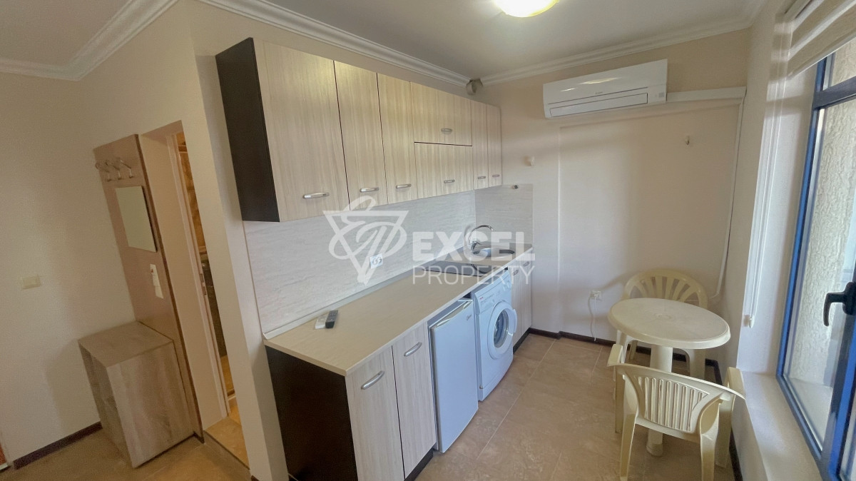 Furnished studio in Sunny Beach only 200 m from the sea, Cacao Beach area