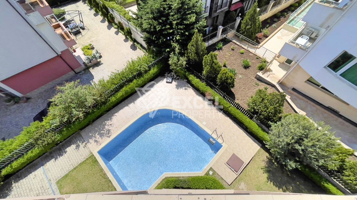 Two-bedroom apartment with sea view 200m from the sea in Sveti Vlas